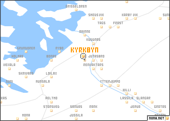 map of Kyrkbyn