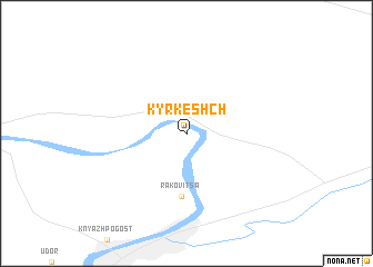 map of Kyrkeshch