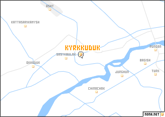 map of Kyrkkuduk