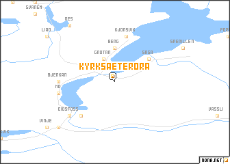 map of Kyrksæterøra