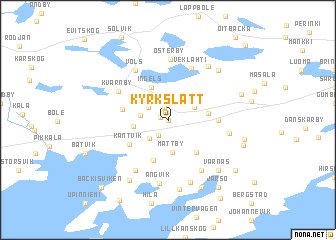 map of Kyrkslätt