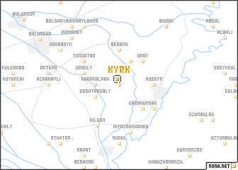 map of Kyrk