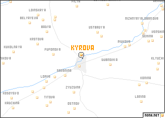 map of Kyrova