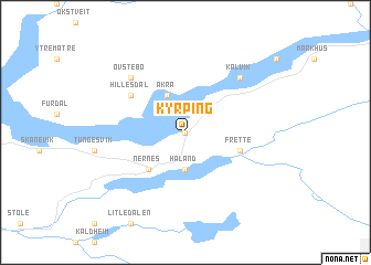 map of Kyrping