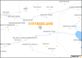 map of Kyr-Tavgel\