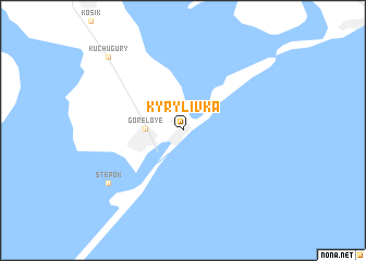 map of Kyrylivka