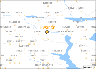 map of Kysinge