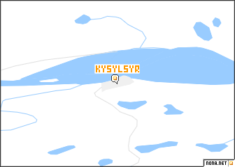 map of Kysyl-Syr