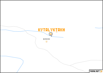 map of Kytalyktakh