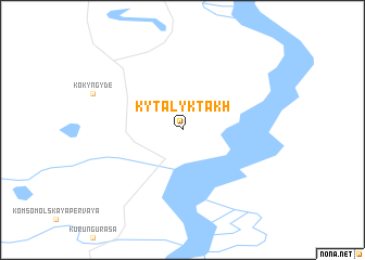 map of Kytalyktakh