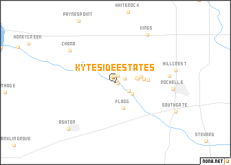 map of Kyte Side Estates