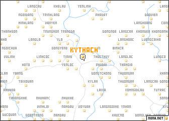 map of Kỳ Thạch