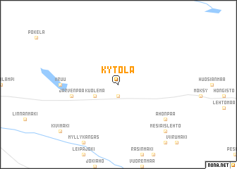map of Kytölä