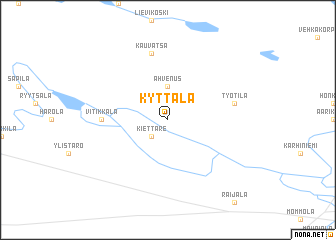 map of Kyttälä