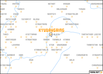 map of Kyudaw-gaing