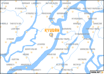 map of Kyudaw