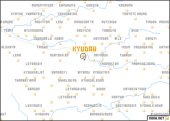 map of Kyudaw
