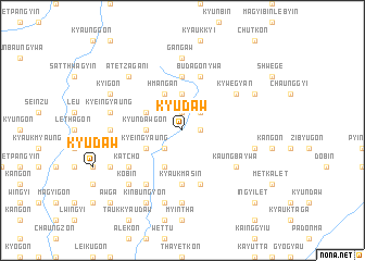 map of Kyudaw