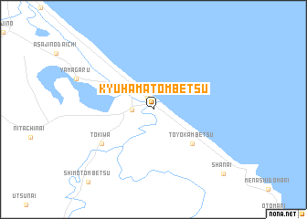 map of Kyū-hamatombetsu