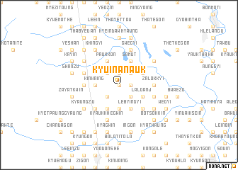 map of Kyu-in Anauk