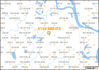 map of Kyukabaing