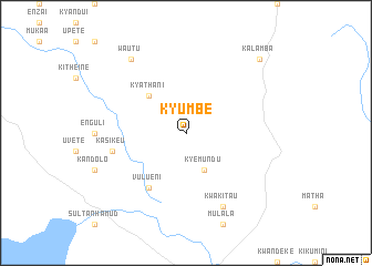 map of Kyumbe