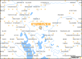 map of Kyunbinzeik