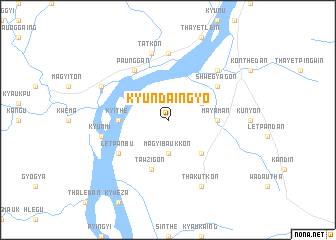 map of Kyundaingyo