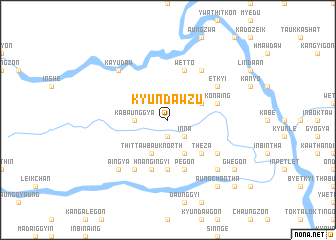 map of Kyundawzu