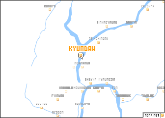 map of Kyundaw