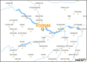 map of Kyundaw