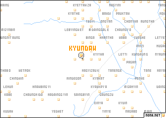 map of Kyundaw