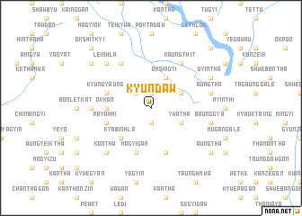 map of Kyundaw