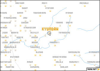 map of Kyundaw