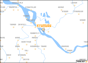 map of Kyundaw