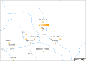 map of Kyundu