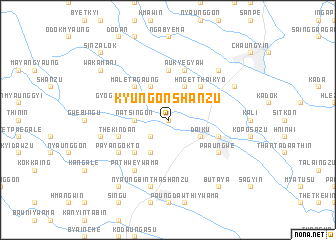 map of Kyungon Shanzu