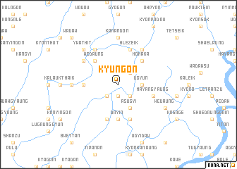 map of Kyungon