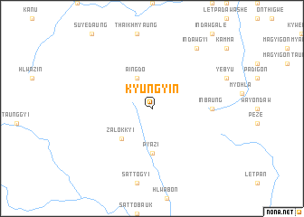 map of Kyungyin