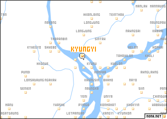 map of Kyungyi