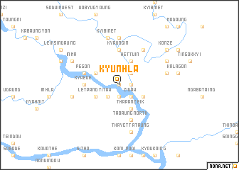 map of Kyunhla