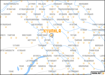 map of Kyunhla