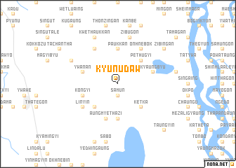 map of Kyun-u-daw