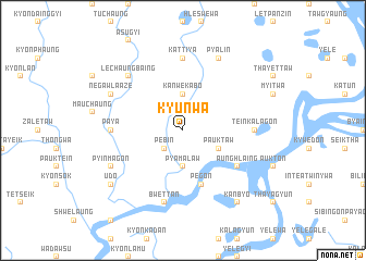 map of Kyunwa