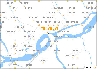 map of Kyunyogyi