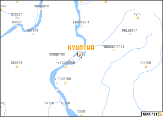 map of Kyunywa