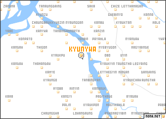 map of Kyunywa