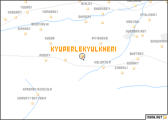 map of Kyuperle-Kyul\