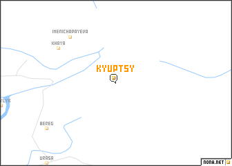 map of Kyuptsy