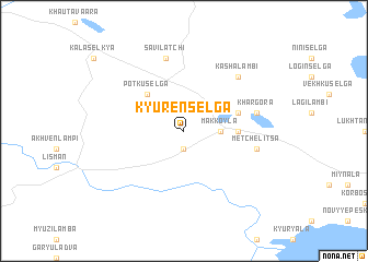 map of Kyurensel\
